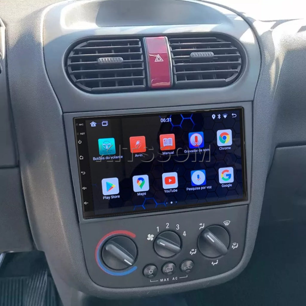 Multimidia Corsa Montana 2008 09 10 11 12 V2 Carplay 7"-V2 CAR AUDIO-Kitssom