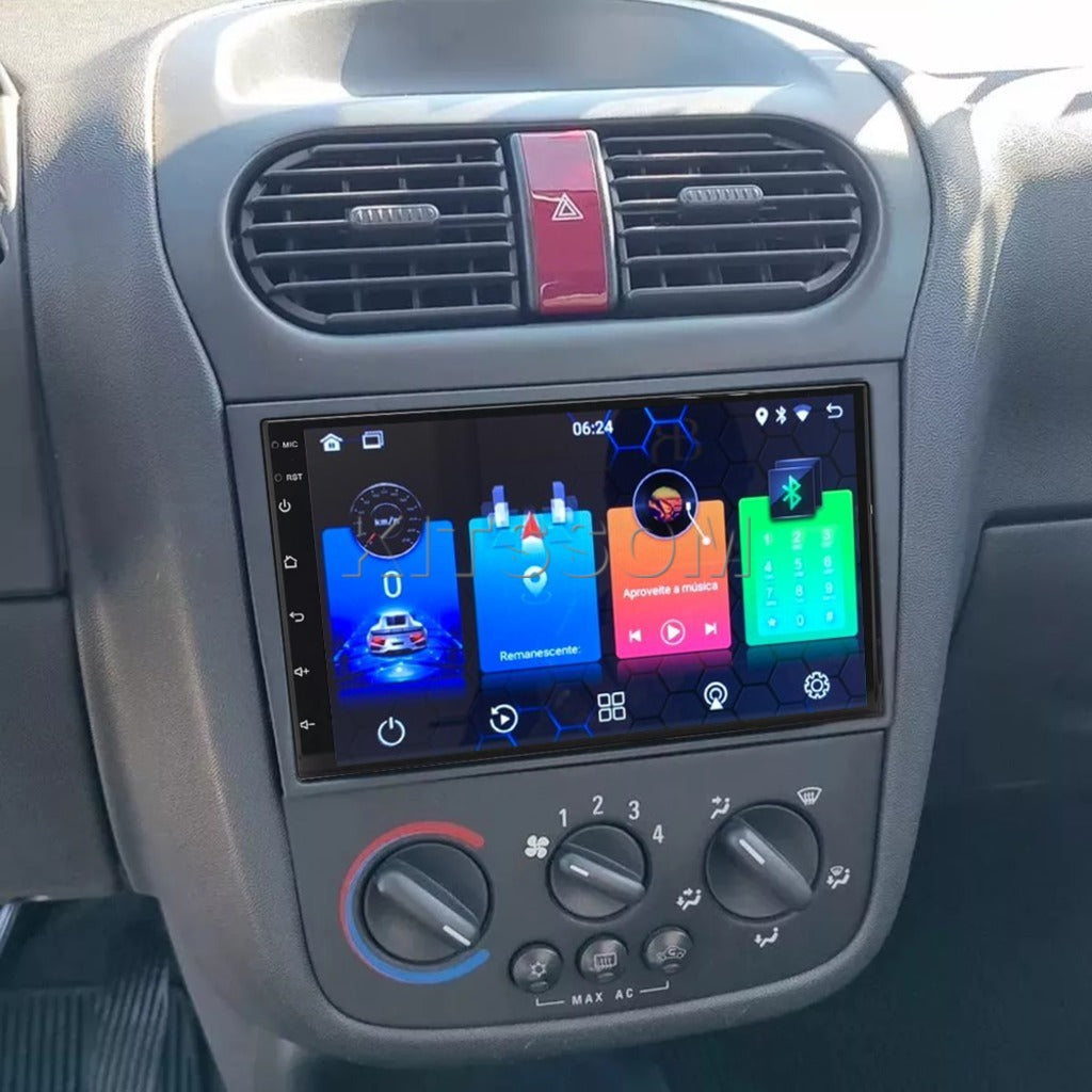 Multimidia Corsa Montana 2008 09 10 11 12 V2 Carplay 7"-V2 CAR AUDIO-Kitssom