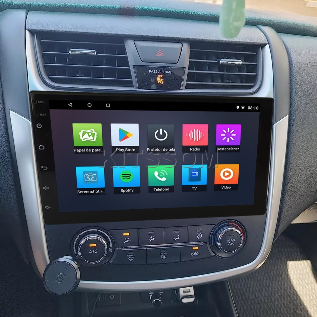 Multimidia Altima 2013 2014 2015 2016 2017 2018 V2 Carplay 9"-V2 CAR AUDIO-Kitssom