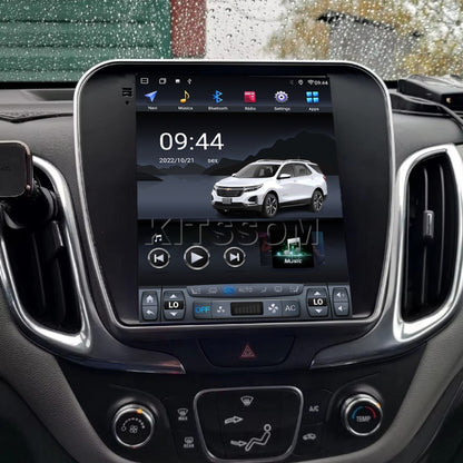 Central multimídia Tesla screen para Chevrolet Equinox com tela vertical de 9.7 polegadas