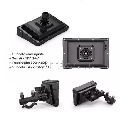 Multimidia Monitor Moto Carplay Android Auto Sem Fio-Kitssom-Kitssom