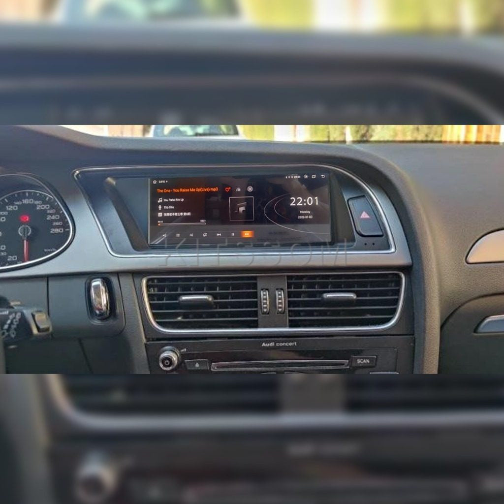 Tela de 8.8 polegadas para Audi A4/A5 com Android Auto e Carplay.