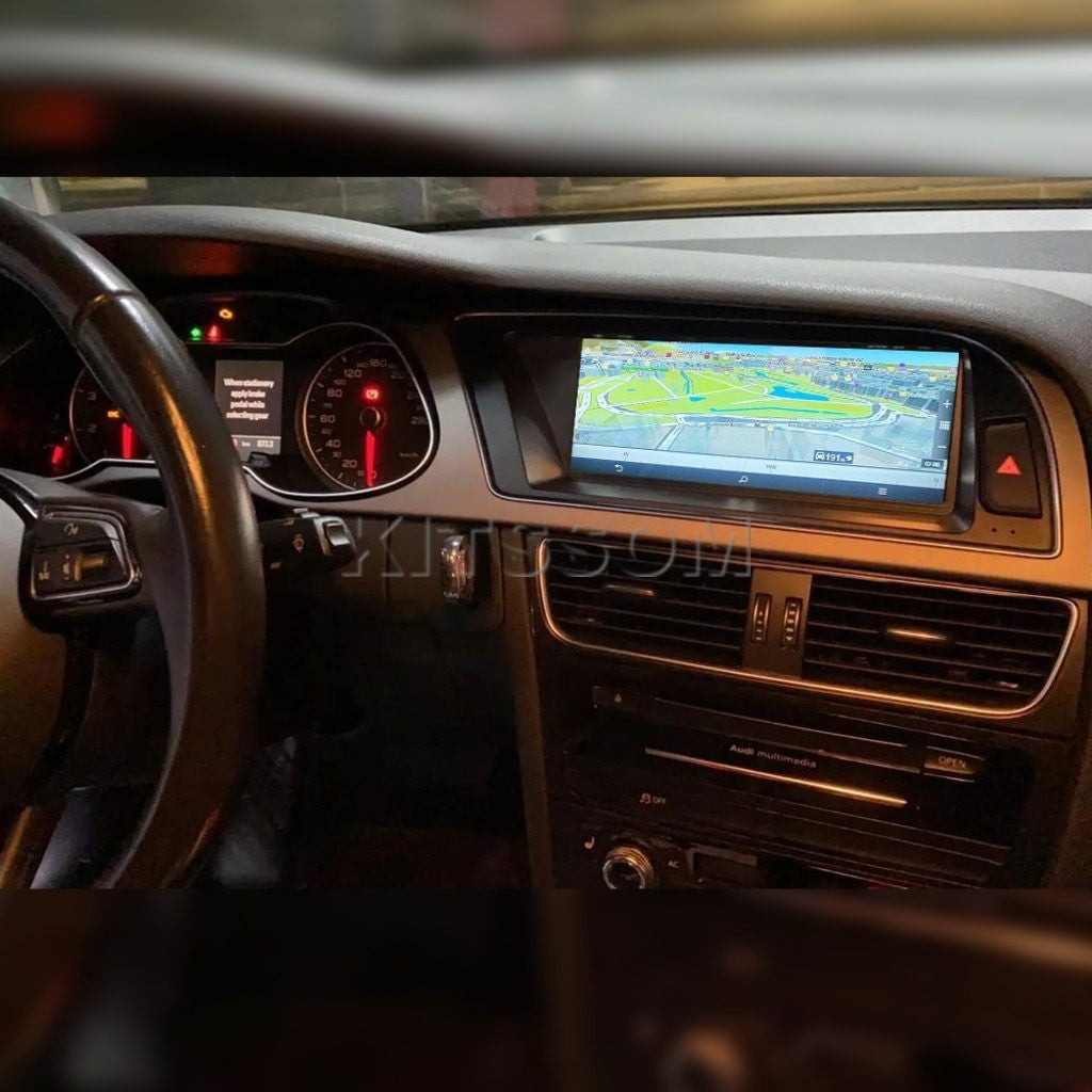 Central multimídia sob medida para Audi A4/A5 com conectividade inteligente.