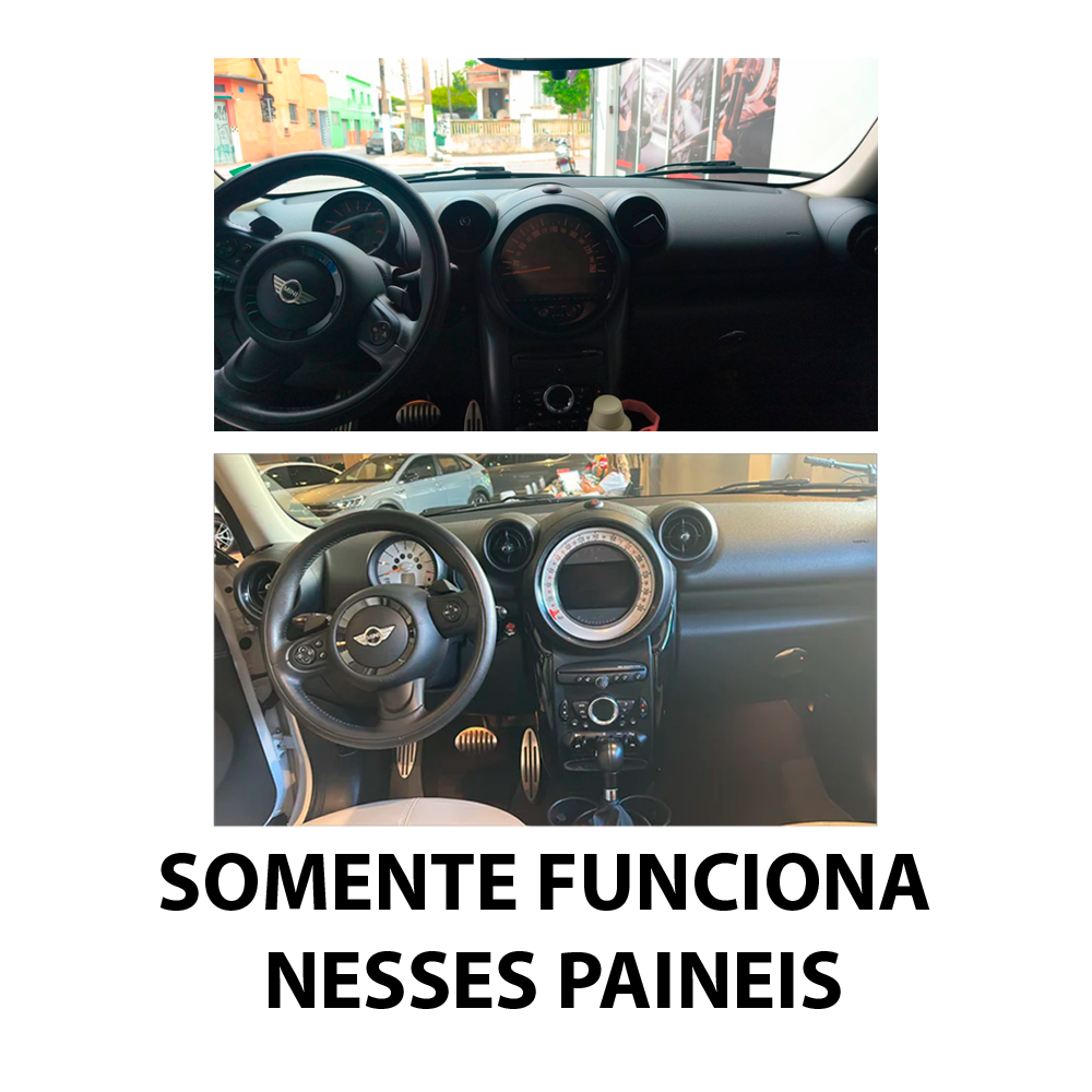 Multimídia Mini Cooper R60 2013 2014 2015 2016 V2 Octa 4G 9" 2010 2011 2012