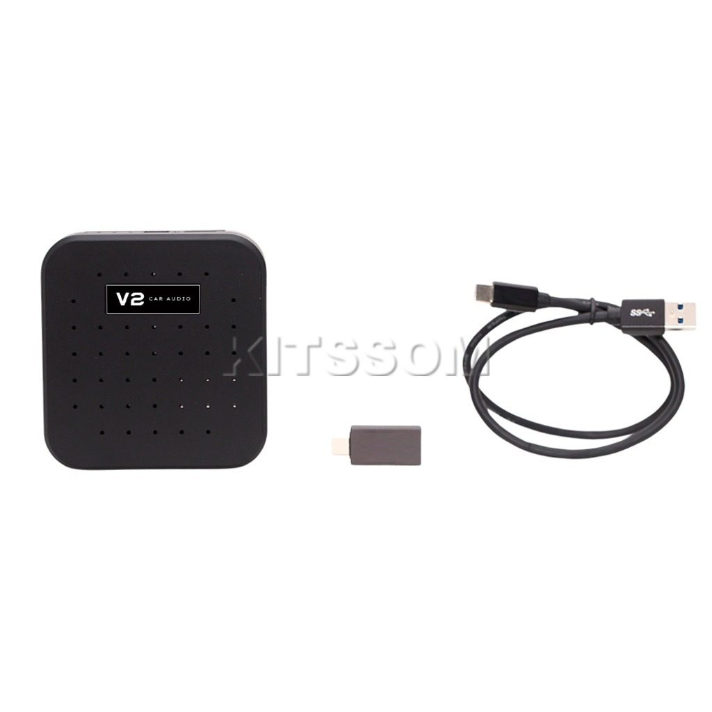 Box Android V2 4G Streaming 64GB Octacore Carplay-V2 CAR AUDIO-Kitssom
