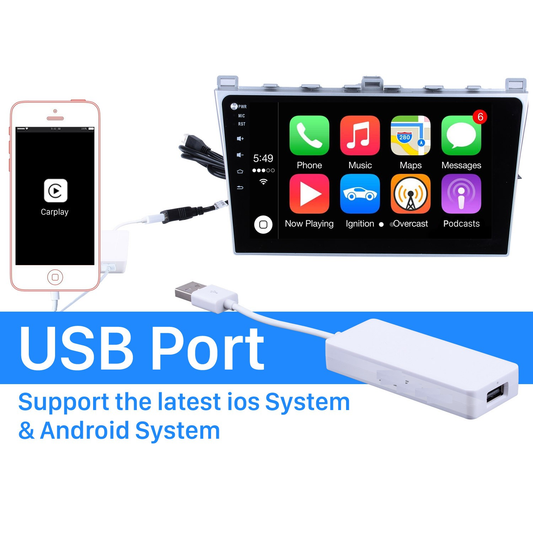 Módulo Interface Dongle Carplay Iphone ANDROID Auto via Cabo-Kitssom-Kitssom
