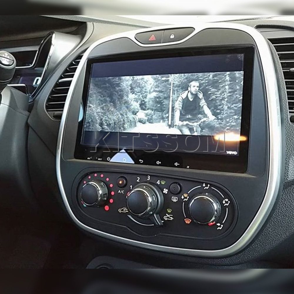 Multimídia Captur 2015 2016 2017 2018 2019 2020 S300+ CarPlay e Android Auto Ar Analógico-V2 CAR AUDIO-Kitssom