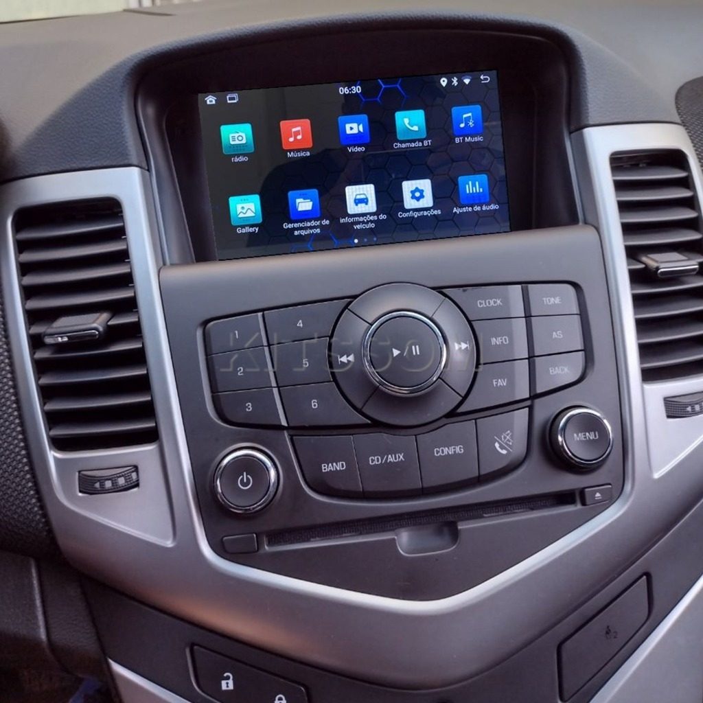 Multimídia Chevrolet Cruze 2013 2014 2015 2016 V2 Carplay 7" 2012-V2 CAR AUDIO-Kitssom