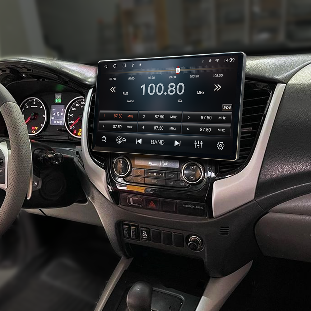 Multimídia L200 Triton 2020 2021 2022 2023 AC DIG V2 Tesla 13" 2017 2018 2019
