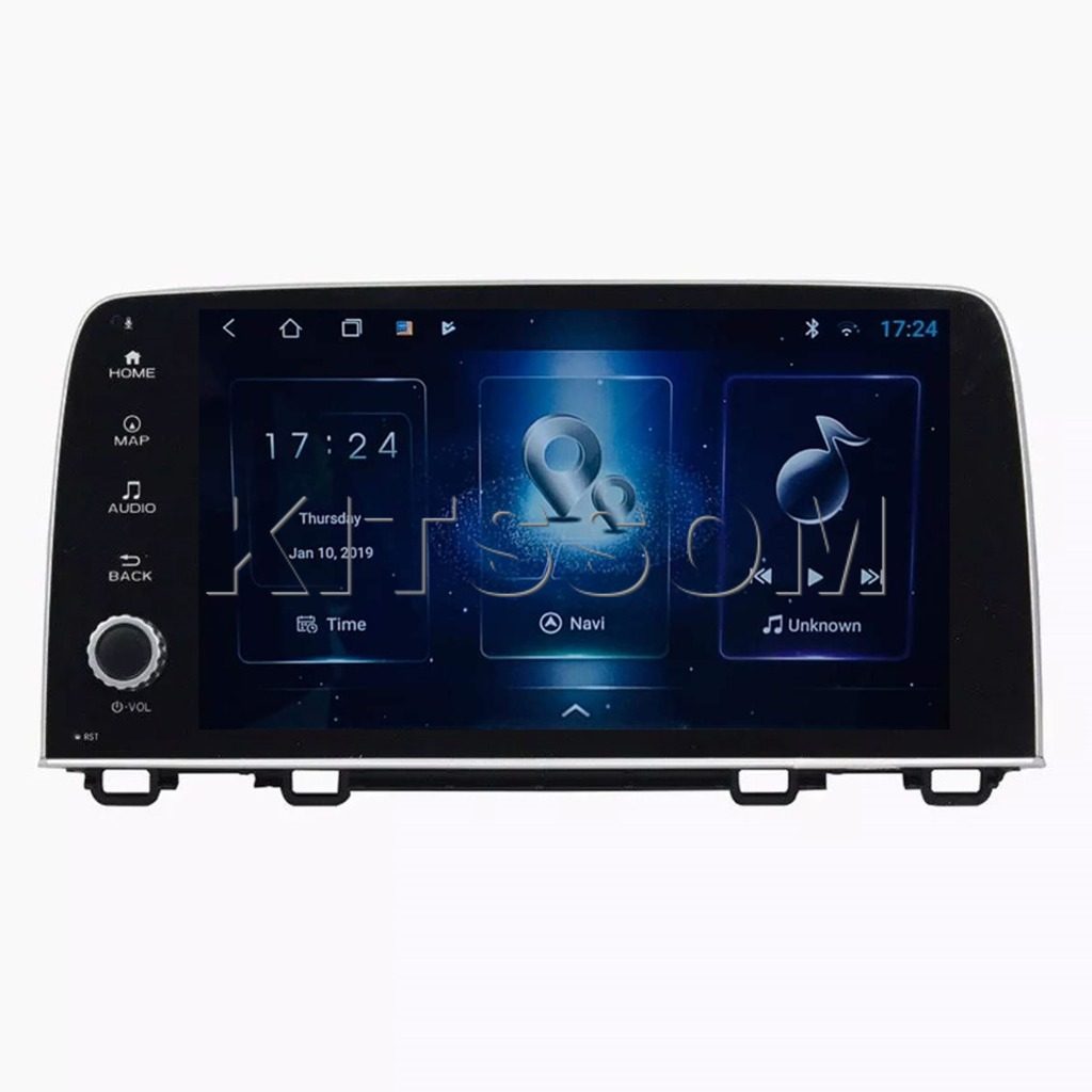 Multimídia CRV S300+ Android Auto CarPlay 2017 2018 2019 2020-Kitssom-Kitssom