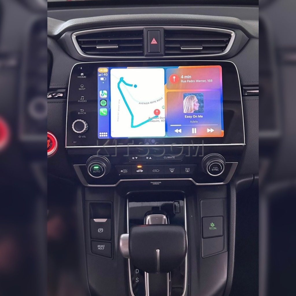 Multimídia CRV S300+ Android Auto CarPlay 2017 2018 2019 2020-Kitssom-Kitssom