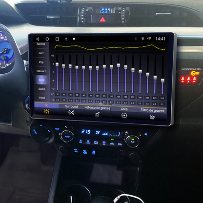 Multimídia hilux Toyota 19 20 21 22 23 Tesla 13”