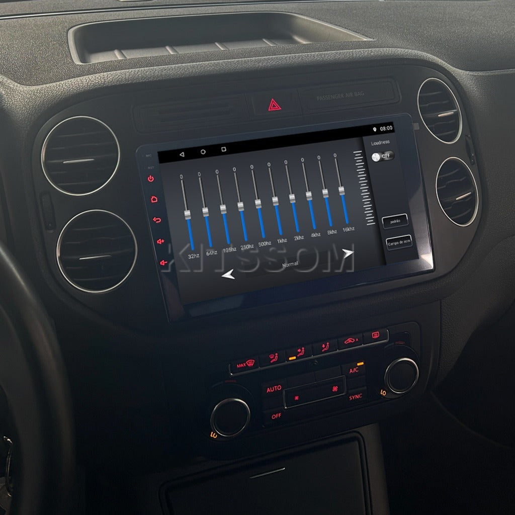 Multimídia Tiguan 2013 2014 2015 2016 2017 2018 V2 Carplay 9" 2012-V2 CAR AUDIO-Kitssom