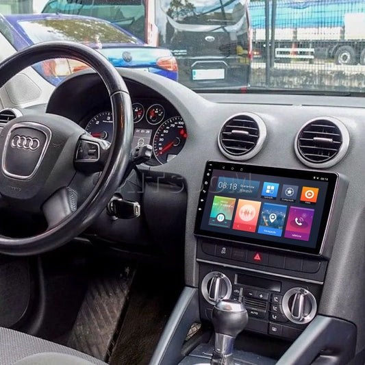 Multimídia Audi A3 2007 2008 2009 2010 2011 2012 V2 Carplay 9"-V2 CAR AUDIO-Kitssom