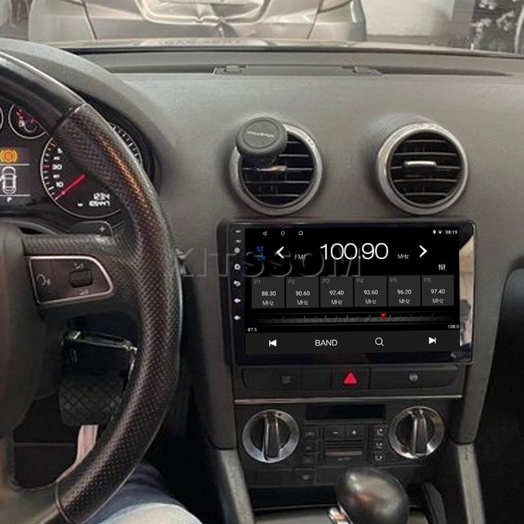 Multimídia Audi A3 2007 2008 2009 2010 2011 2012 V2 Carplay 9"-V2 CAR AUDIO-Kitssom