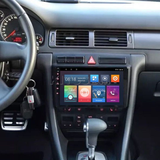 Multimídia Audi A6 2002 2003 2004 2005 2006 V2 Carplay 9"-V2 CAR AUDIO-Kitssom