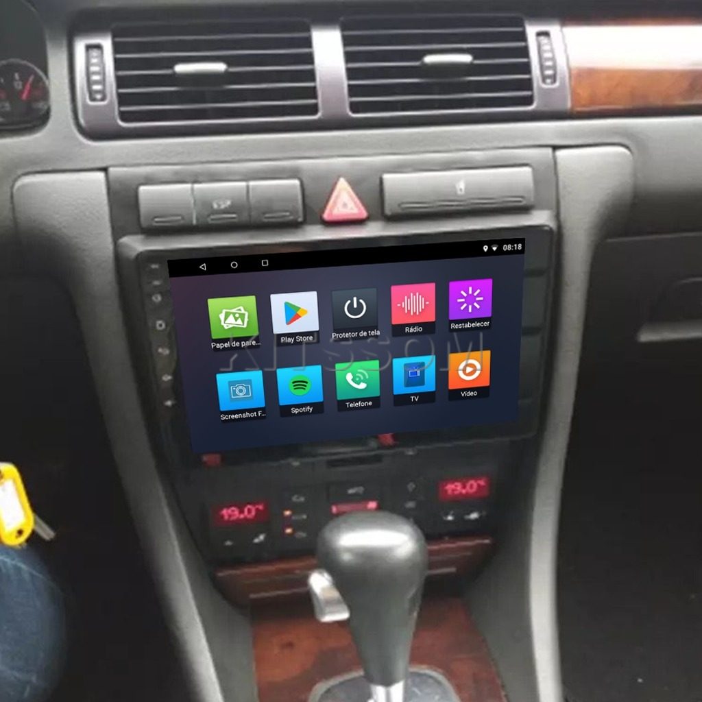 Multimídia Audi A6 2002 2003 2004 2005 2006 V2 Carplay 9"-V2 CAR AUDIO-Kitssom