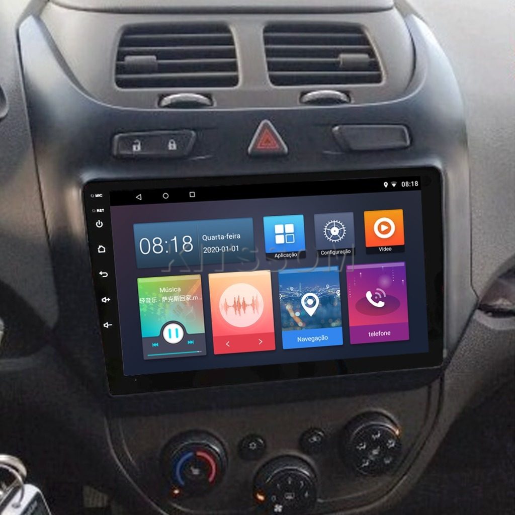 Multimídia Chevrolet Cobalt 2014 2015 2016 2017 V2 Carplay 9" 2011 2012 2013-V2 CAR AUDIO-Kitssom