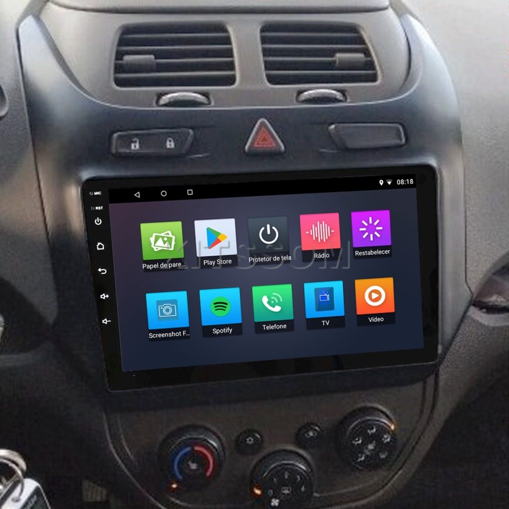 Multimídia Chevrolet Cobalt 2014 2015 2016 2017 V2 Carplay 9" 2011 2012 2013-V2 CAR AUDIO-Kitssom