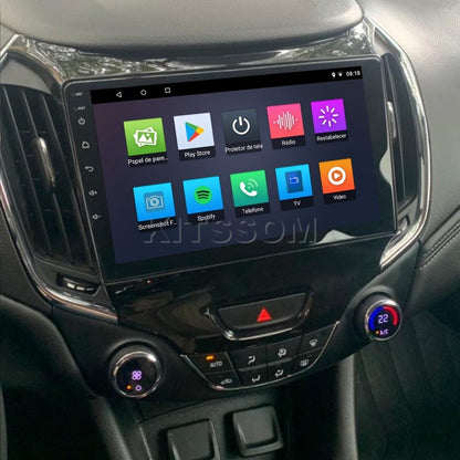 Multimídia Cruze LT 2018 2019 2020 2021 2022 2023 V2 Carplay 9" 2017-V2 CAR AUDIO-Kitssom