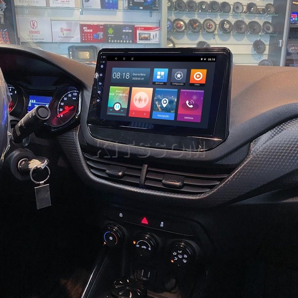 Multimídia Chevrolet Onix 2020 2021 2022 2023 V2 Carplay 9"-V2 CAR AUDIO-Kitssom