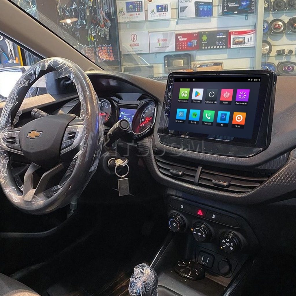 Multimídia Chevrolet Onix 2020 2021 2022 2023 V2 Carplay 9"-V2 CAR AUDIO-Kitssom