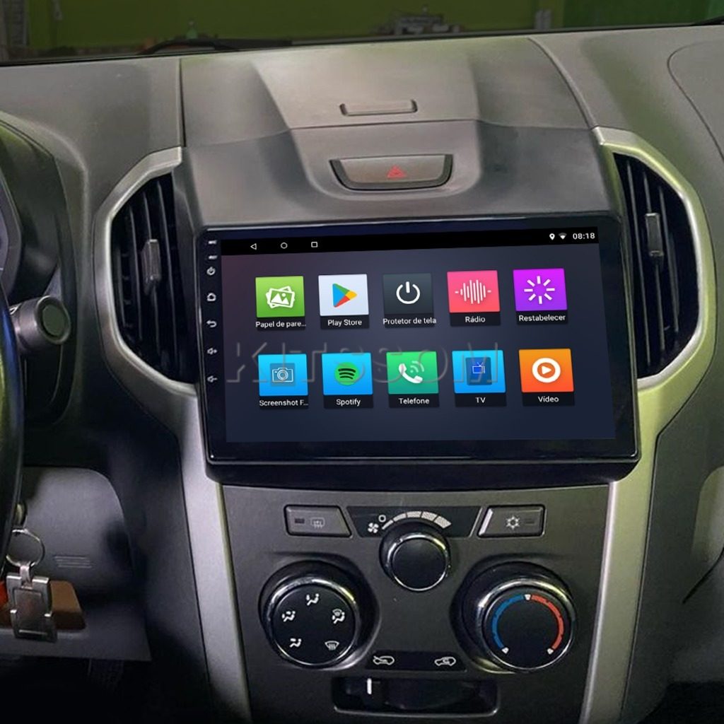 Multimídia Chevrolet S10 2012 2013 2014 2015 2016 V2 Carplay 9"-V2 CAR AUDIO-Kitssom