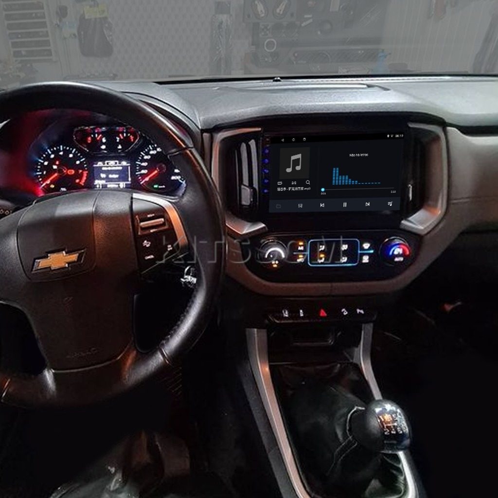 Multimídia Chevrolet S10 2019 2020 2021 2022 2023 V2 Carplay 9" 2017 2018-V2 CAR AUDIO-Kitssom