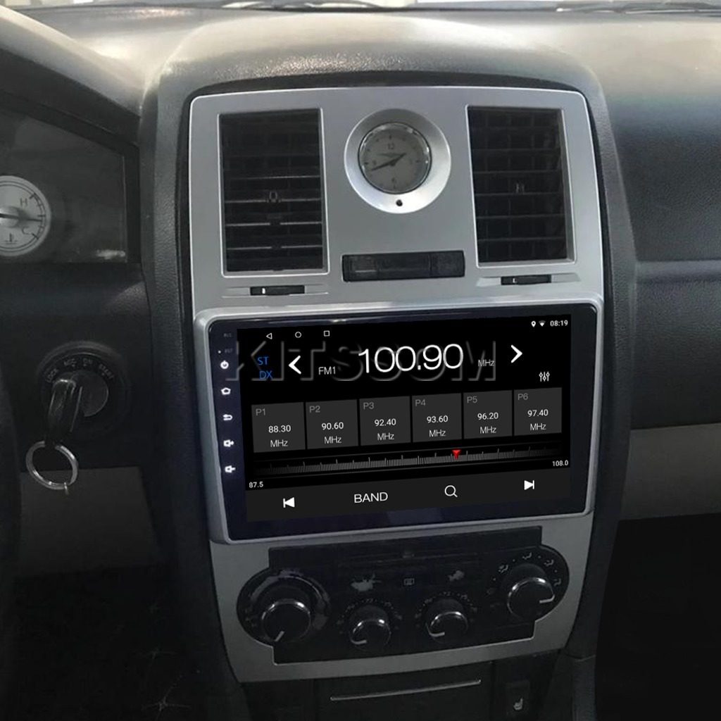 Multimídia Chrysler 300C 2006 2007 2008 2009 2010 V2 Carplay 9" 2004 2005-V2 CAR AUDIO-Kitssom