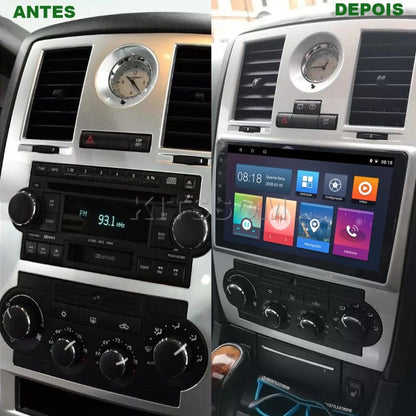Multimídia Chrysler 300C 2006 2007 2008 2009 2010 V2 Carplay 9" 2004 2005-V2 CAR AUDIO-Kitssom
