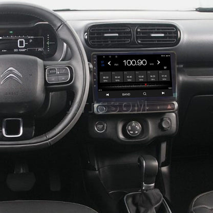 Multimídia Citroen C4 Cactus 2021 2022 2023 2024 V2 Carplay 9" 2018 2019 2020-V2 CAR AUDIO-Kitssom