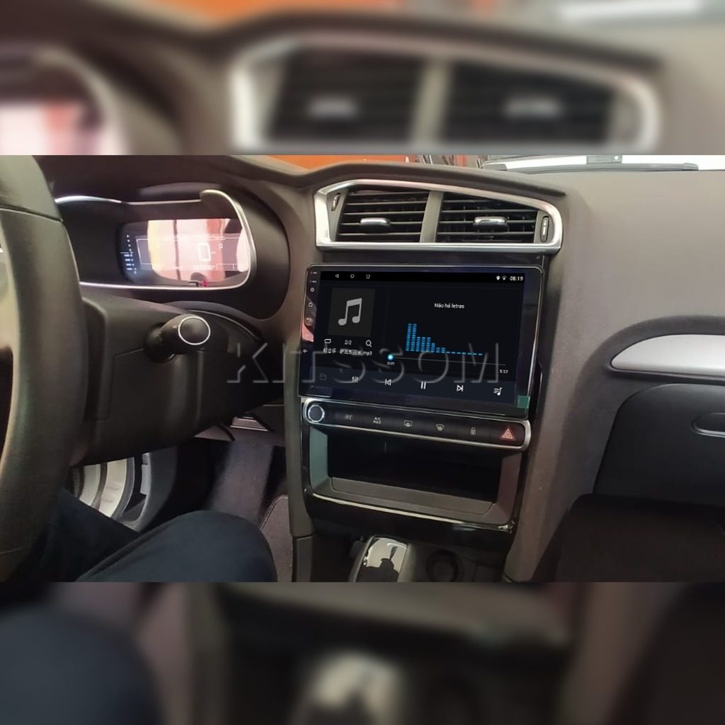 Multimídia Citroen C4 Lounge 2019 2020 2021 2022 V2 Carplay 9" 2018-V2 CAR AUDIO-Kitssom