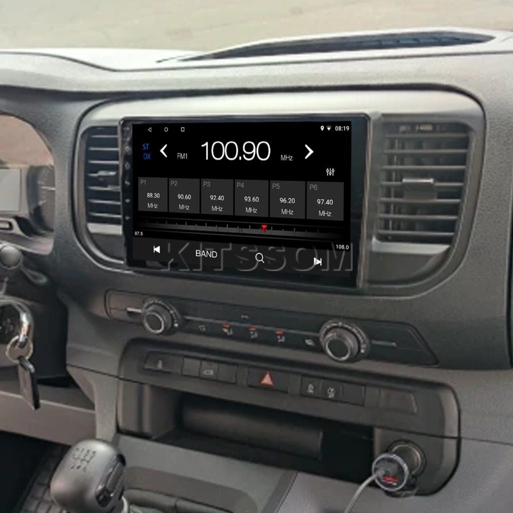 Multimídia Citroen Jumpy 2018 2019 2020 2021 2022 V2 Carplay 9" 2016 2017-V2 CAR AUDIO-Kitssom