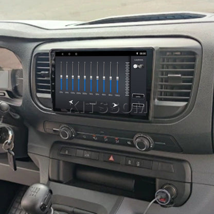 Multimídia Citroen Jumpy 2018 2019 2020 2021 2022 V2 Carplay 9" 2016 2017-V2 CAR AUDIO-Kitssom