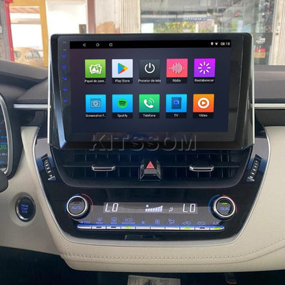 Multimídia Corolla Cross 2020 2021 2022 2023 V2 Carplay 9"-V2 CAR AUDIO-Kitssom