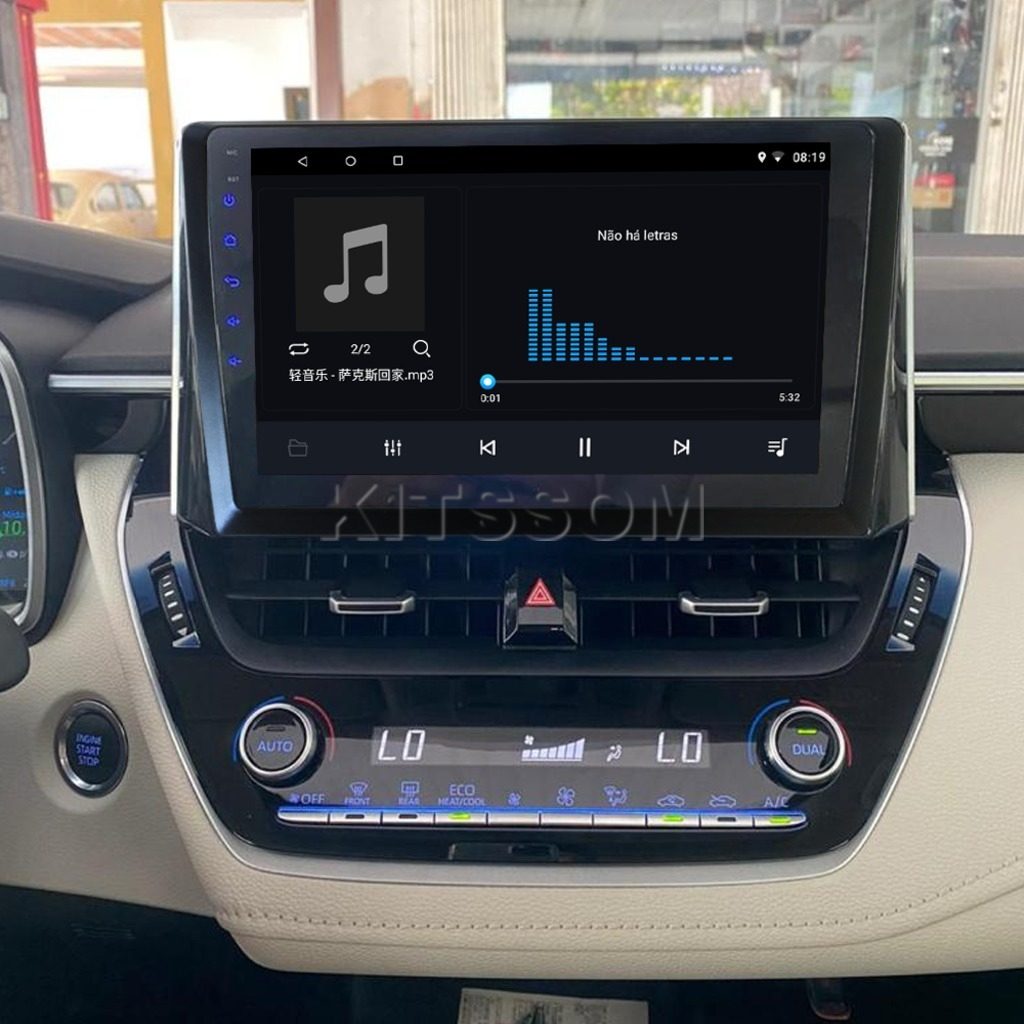 Multimídia Corolla Cross 2020 2021 2022 2023 V2 Carplay 9"-V2 CAR AUDIO-Kitssom