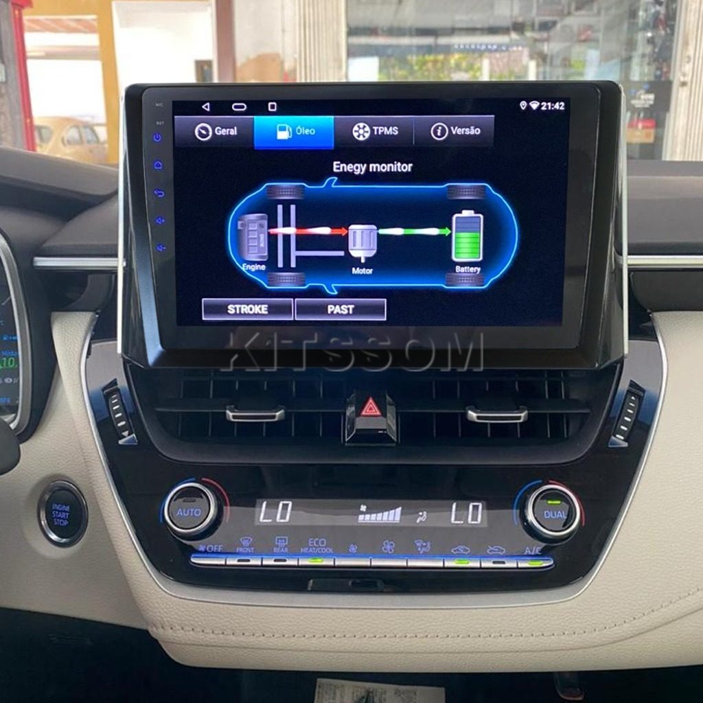 Multimídia Corolla 2019 2020 2021 2022 2023 V2 Carplay 9"-V2 CAR AUDIO-Kitssom