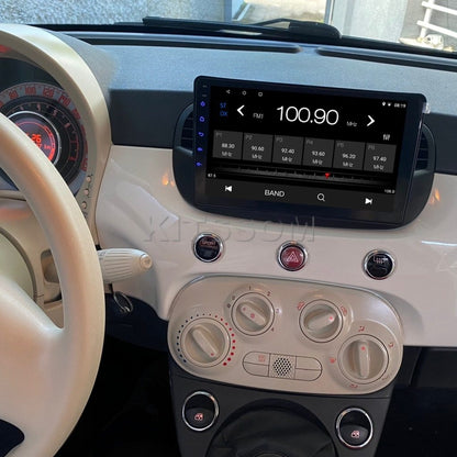 Multimídia Fiat 500 2011 2012 2013 2014 2015 V2 Carplay 9"-V2 CAR AUDIO-Kitssom