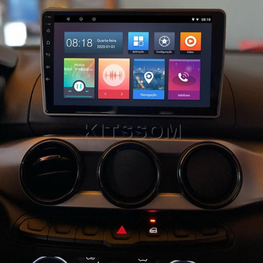 Multimídia Fiat Argo Cronos 2020 2021 2022 2023 V2 Carplay 9" 2017 2018 2019-V2 CAR AUDIO-Kitssom