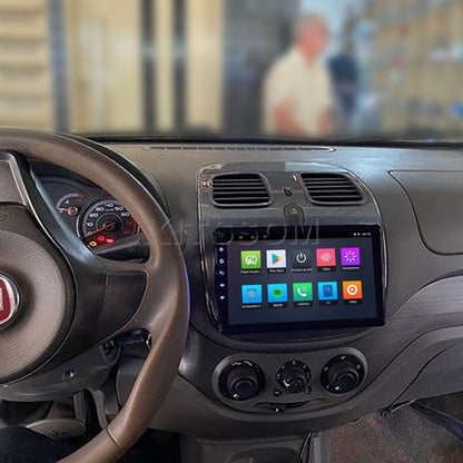 Multimídia Fiat Gran Siena Palio 2018 2019 2020 V2 Carplay 9" 2012 2013 2014 2015 2016 2017-V2 CAR AUDIO-Kitssom