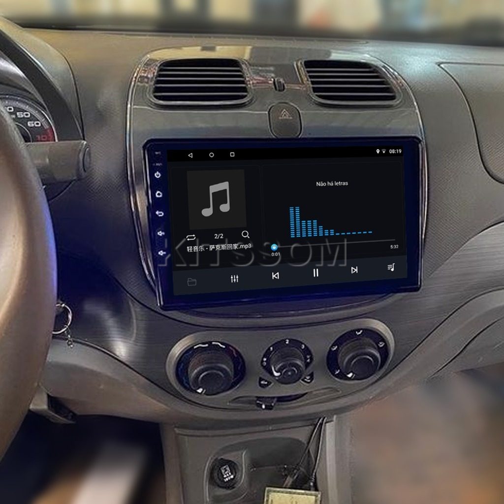 Multimídia Fiat Gran Siena Palio 2018 2019 2020 V2 Carplay 9" 2012 2013 2014 2015 2016 2017-V2 CAR AUDIO-Kitssom