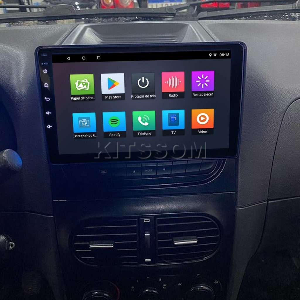 Multimídia Palio Strada 2015 2016 2017 2018 2019 V2 Carplay 9" 2012 2013 2014-V2 CAR AUDIO-Kitssom