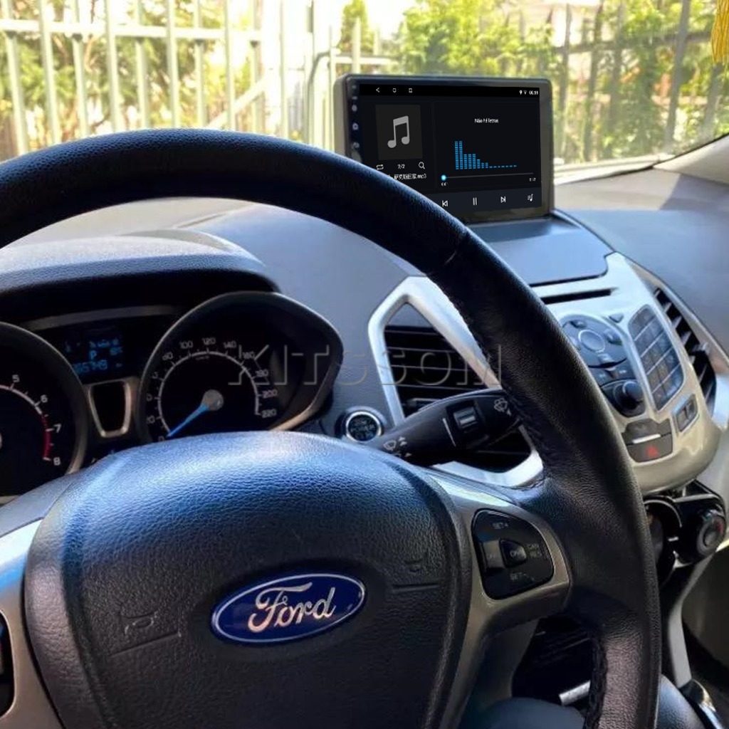 Multimídia Ford Ecosport 2014 2015 2016 2017 2018 V2 Carplay 9" 2013-V2 CAR AUDIO-Kitssom