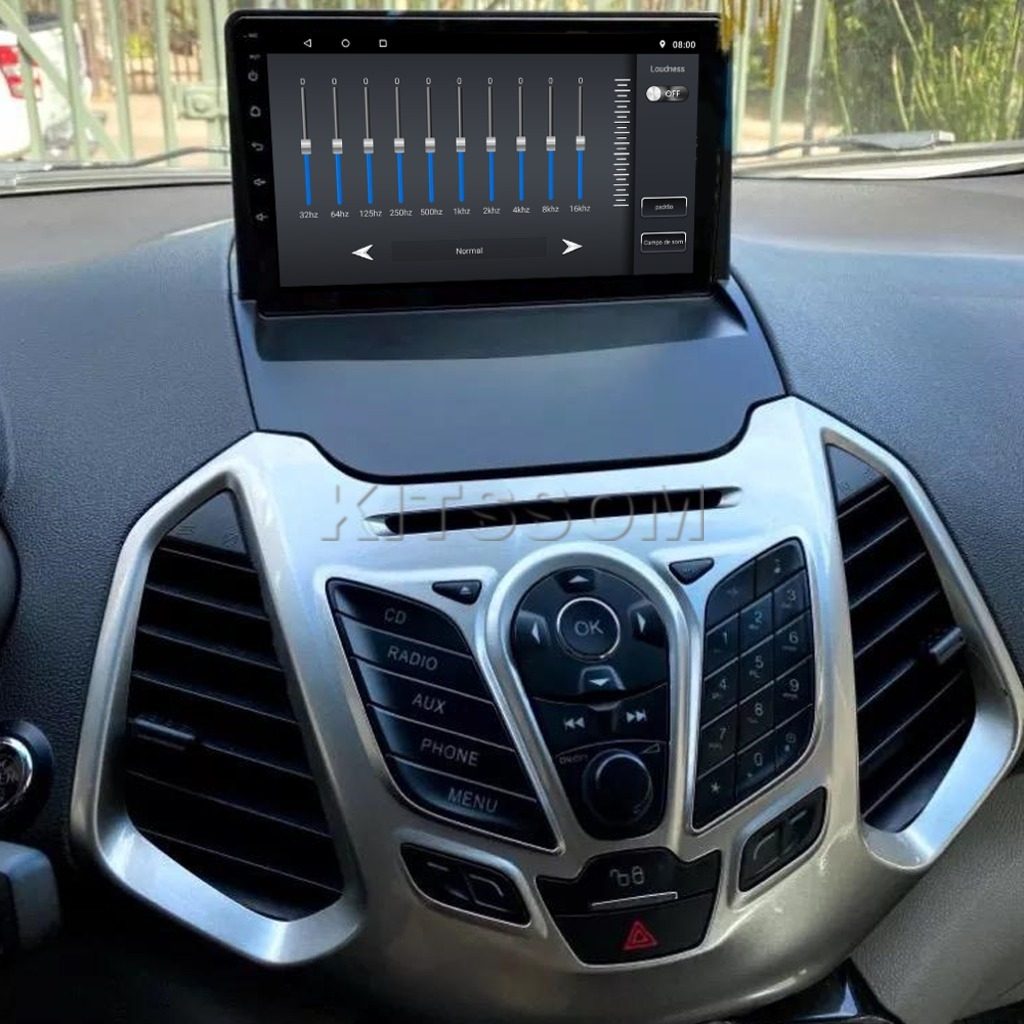 Multimídia Ford Ecosport 2014 2015 2016 2017 2018 V2 Carplay 9" 2013-V2 CAR AUDIO-Kitssom
