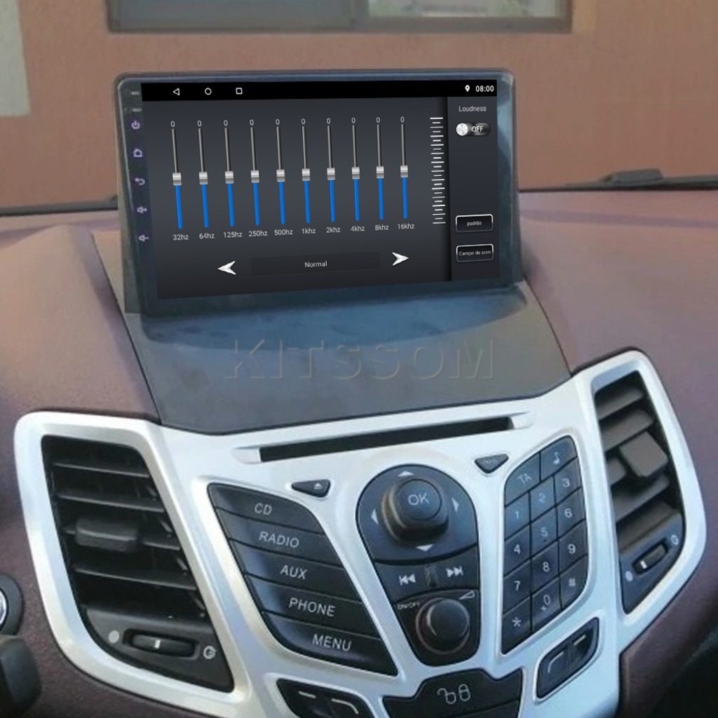 Multimídia Fiesta 2013 2014 2015 2016 2017 2018 V2 Carplay 9" 2012-V2 CAR AUDIO-Kitssom