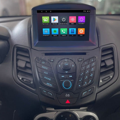 Multimídia Ford Fiesta 2016 2017 2018 Embutida V2 Carplay 9" 2012 2013 2014 2015-V2 CAR AUDIO-Kitssom