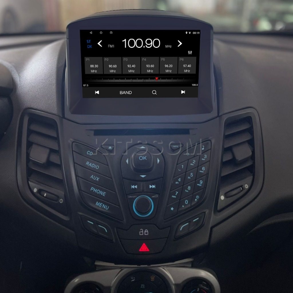 Multimídia Ford Fiesta 2016 2017 2018 Embutida V2 Carplay 9" 2012 2013 2014 2015-V2 CAR AUDIO-Kitssom