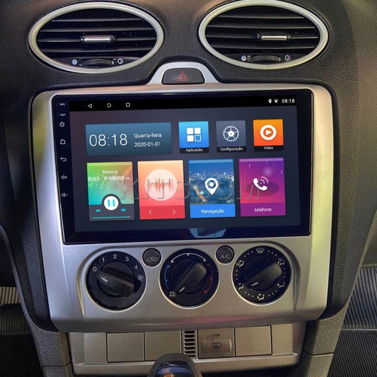 Multimídia Ford Focus 2010 2011 2012 2013 AC AN V2 Carplay 9" 2008 2009-V2 CAR AUDIO-Kitssom
