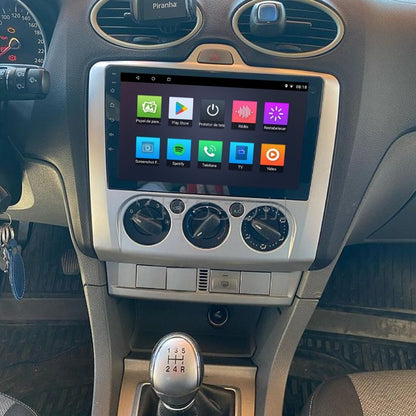 Multimídia Ford Focus 2010 2011 2012 2013 AC AN V2 Carplay 9" 2008 2009-V2 CAR AUDIO-Kitssom