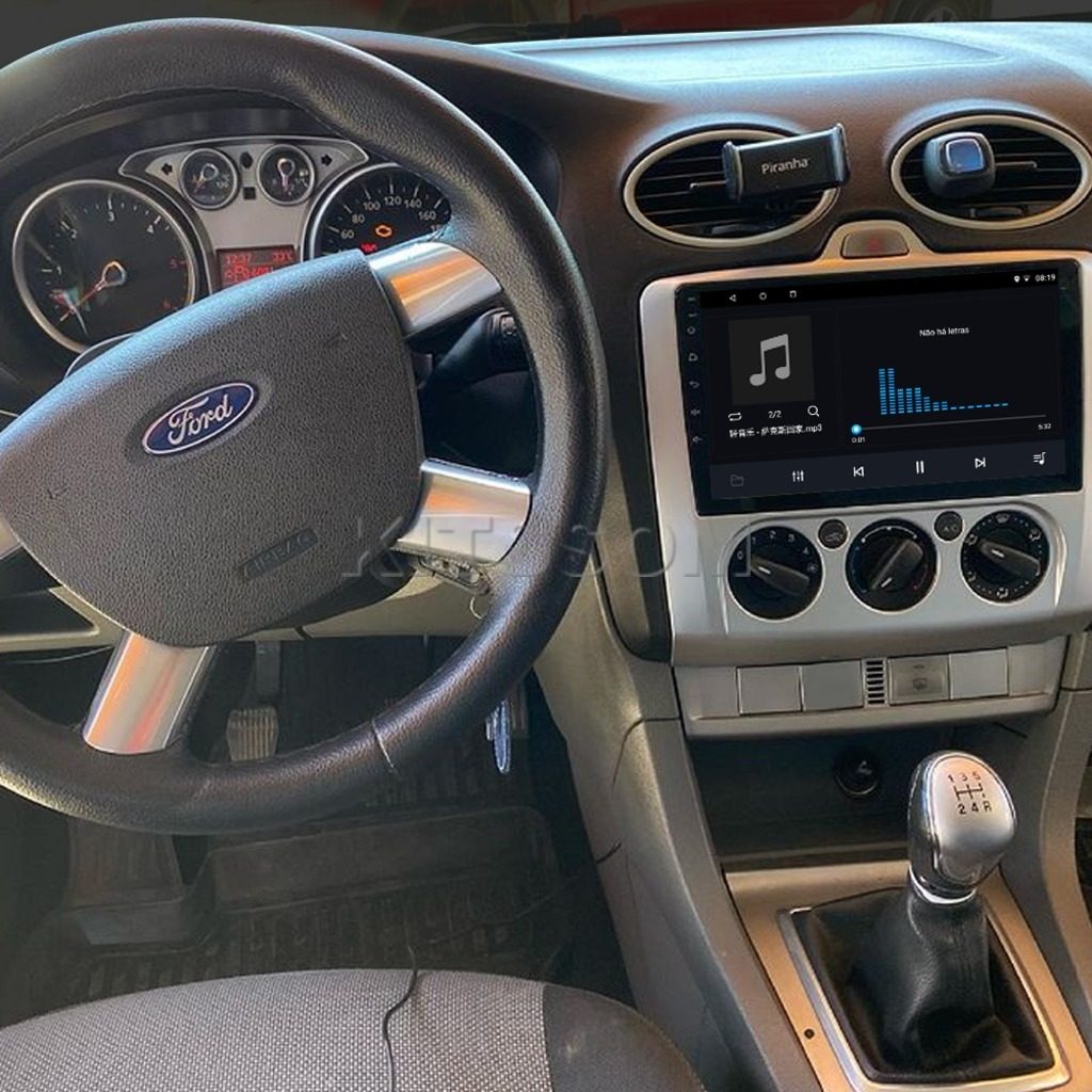 Multimídia Ford Focus 2010 2011 2012 2013 AC AN V2 Carplay 9" 2008 2009-V2 CAR AUDIO-Kitssom